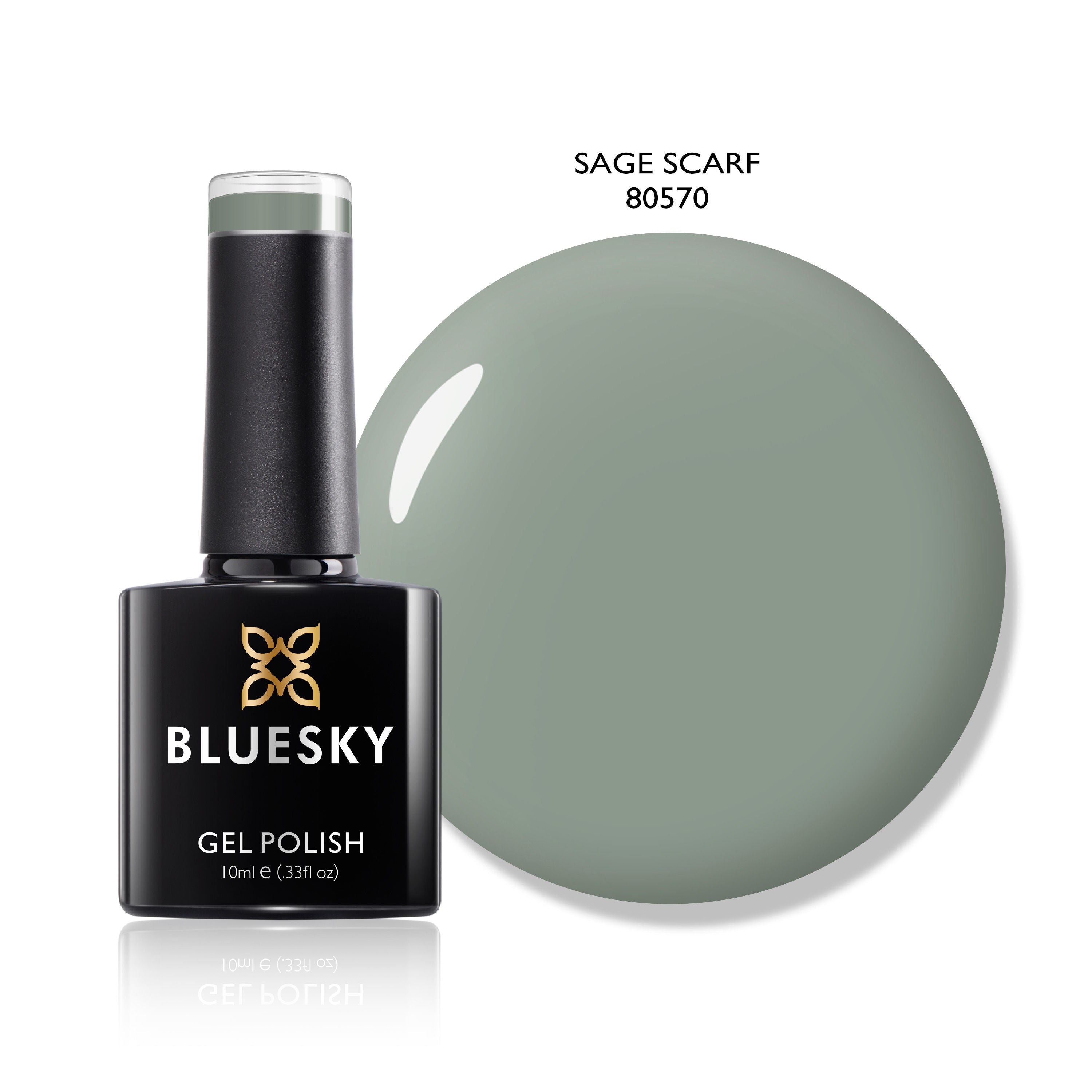 BLUESKY GEL VARNISH SAGE SCARF 80570